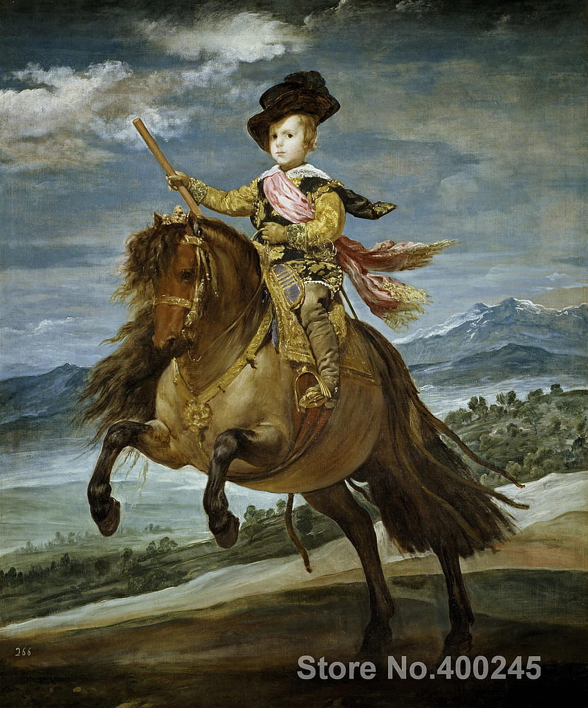 US $101.64 23% OFF. art Gallery Equestrian Portrait Of Prince Balthasar Charles By Diego Velazquez Oil On Canvas Handmade High Quality In Painting & HD phone wallpaper