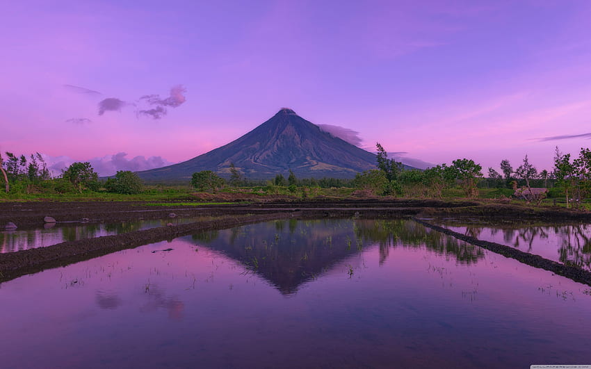 Mayon Volcano Ultra Background for U TV HD wallpaper