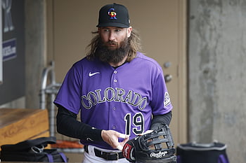 Download Charlie Blackmon Mouths Words Wallpaper