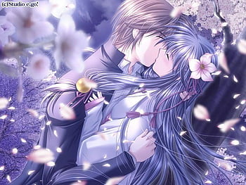 Anime anime kiss GIF - Find on GIFER-hanic.com.vn