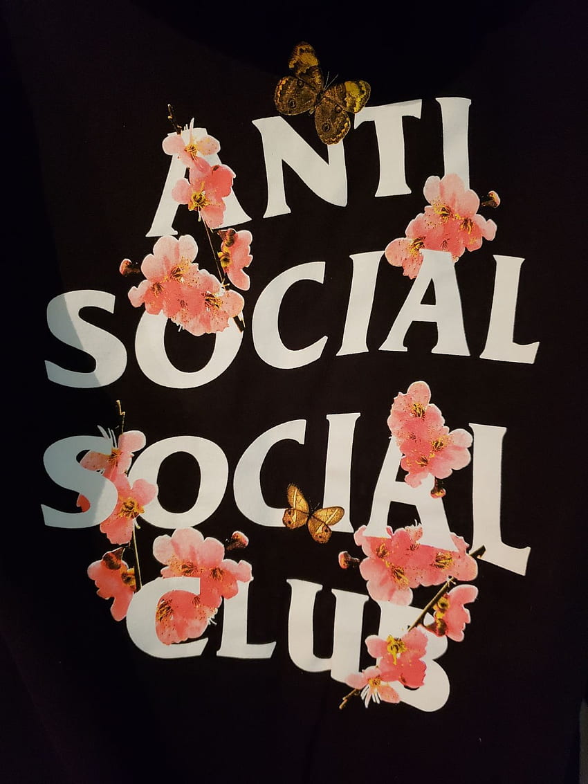Floral Anti Social Social Club Hoodie. Anti social social club, Anti social,  Anti social social club hoodie, Anti Social Club iPhone HD phone wallpaper  | Pxfuel
