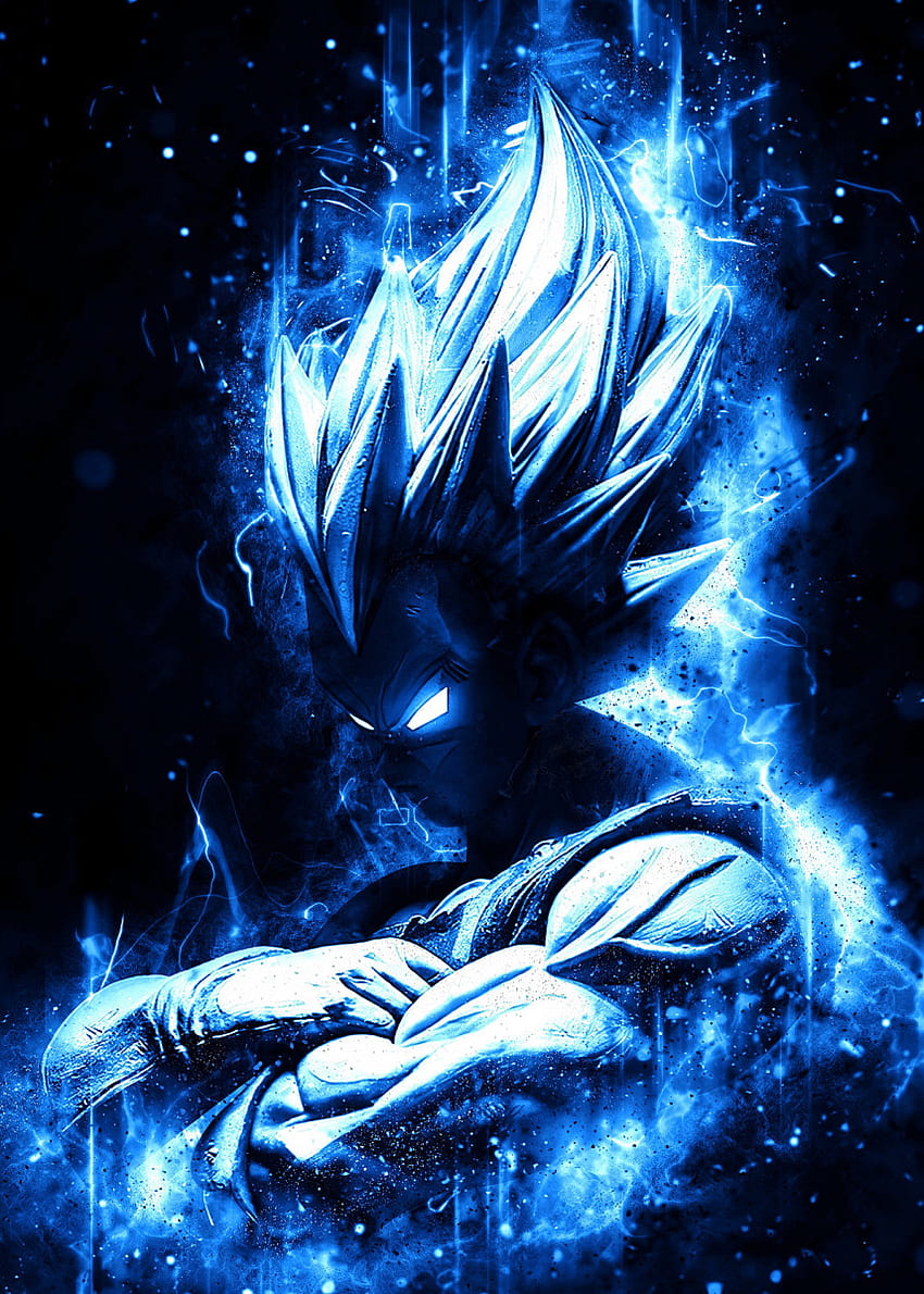 Affiche de Vegeta Blue Soul par Syarifkuroakai Art. Displate. Dragon ball super artwork, Dragon ball painting, Anime dragon ball super, Vegeta Black Fond d'écran de téléphone HD