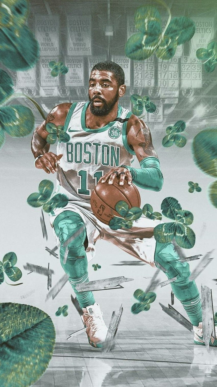 Kyrie Irving Celtics, Onkel Drew Cartoon HD-Handy-Hintergrundbild