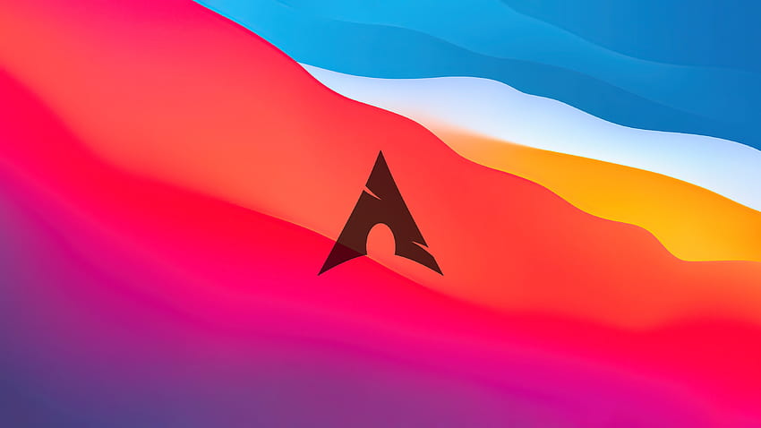 Arch Linux, logo, colorful HD wallpaper