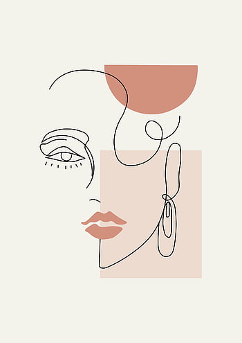 PrintFashion One Line Sketches of Woman Abstract FaceFemale Face Drawing  Minimalist Line Style Continuous Line ArtBeauty LogoTrendy Stock vector  Stock Vector Image  Art  Alamy