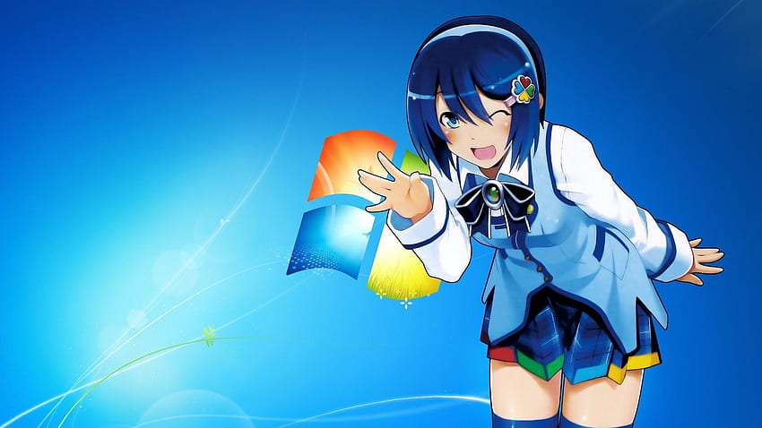 Anime de Windows, Anime limpio fondo de pantalla
