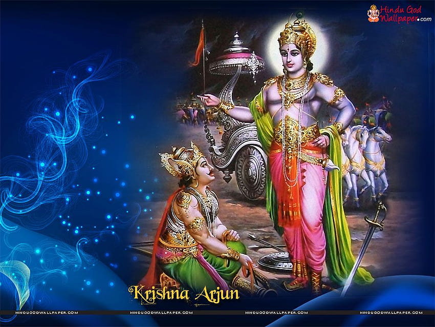 Lord Krishna Arjuna - Lord Krishna Arjuna HD-Hintergrundbild