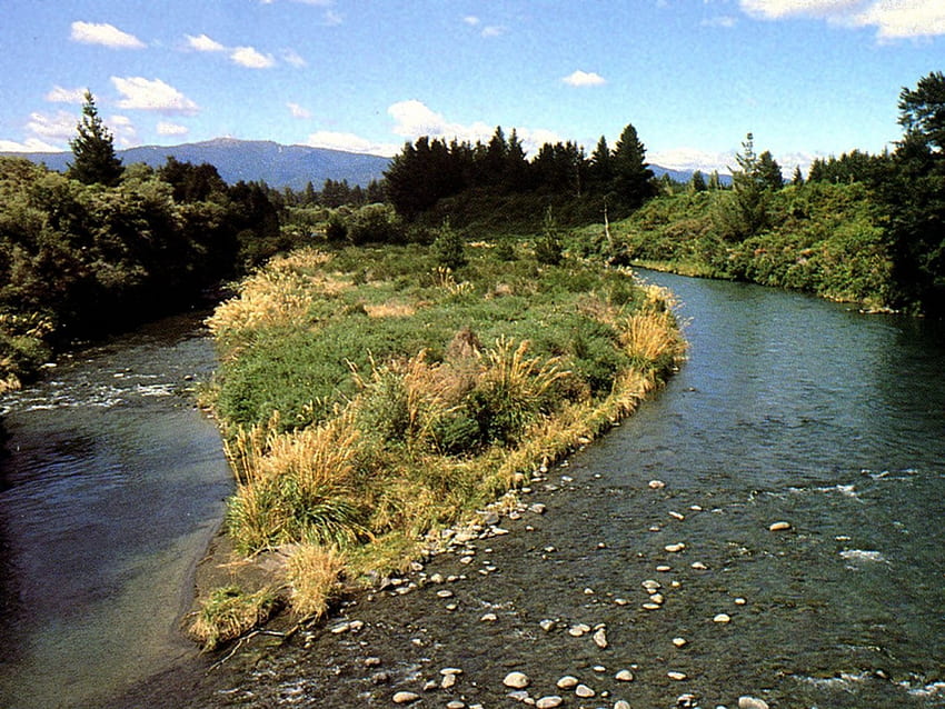 Neuseeland-Landschaft, Landschaft, Fluss, Neuseeland, neu HD-Hintergrundbild