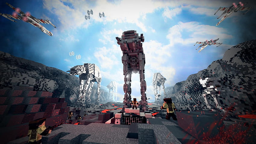 Re Creating The Star Wars Battlefront Main In Minecraft HD wallpaper |  Pxfuel