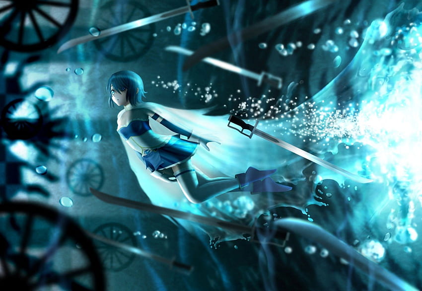 Arte de anime em hd em estilo digital 3d requintado