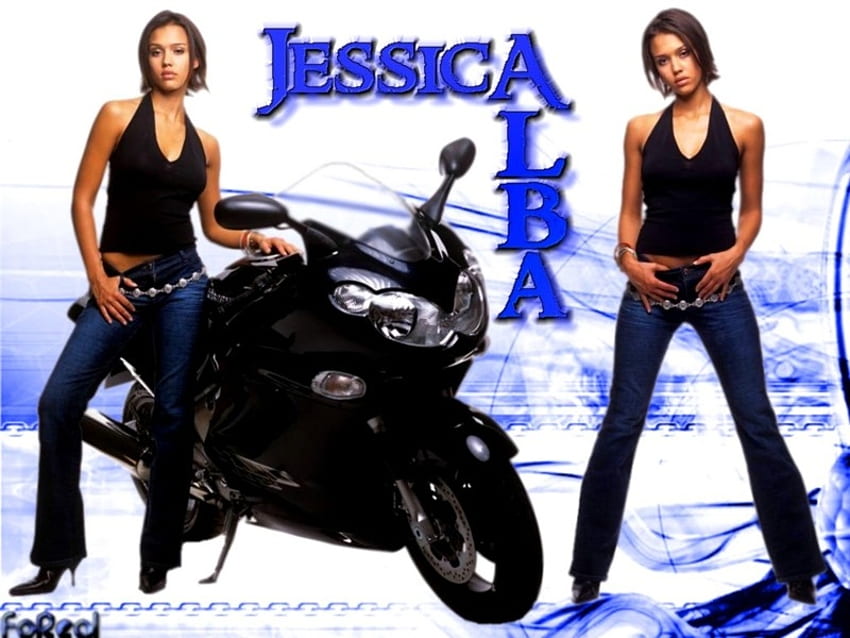 Jessica Alba loves riding, alba, hot, actress, jessica HD wallpaper