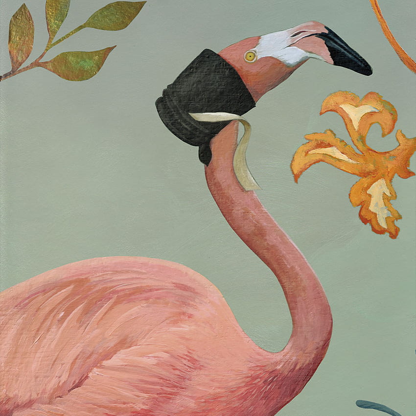 Art Print Flamingo, Flamingo Art HD phone wallpaper
