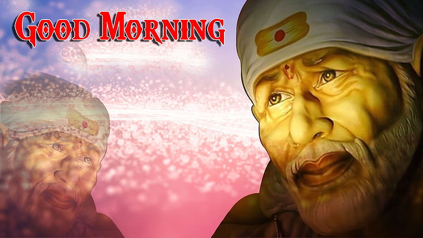 Good Morning With Sai Baba, Sai Baba 3D HD wallpaper | Pxfuel
