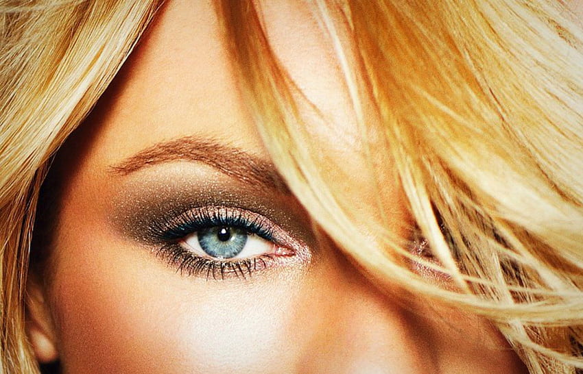 Candice Swanepoel, model, blonde, girl, blue eye, woman HD wallpaper