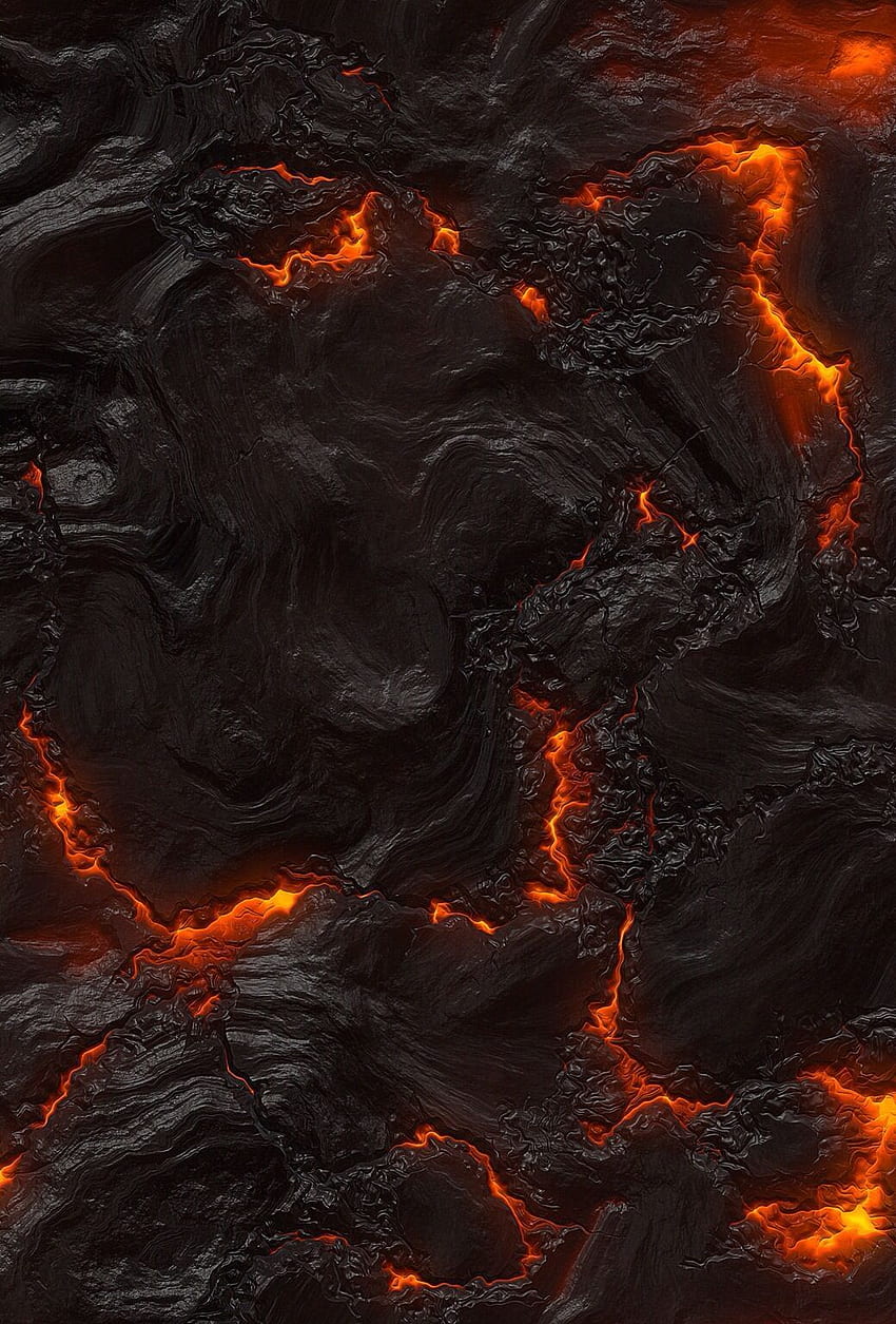 molten lava. iPhone in 2019. Dark red HD phone wallpaper