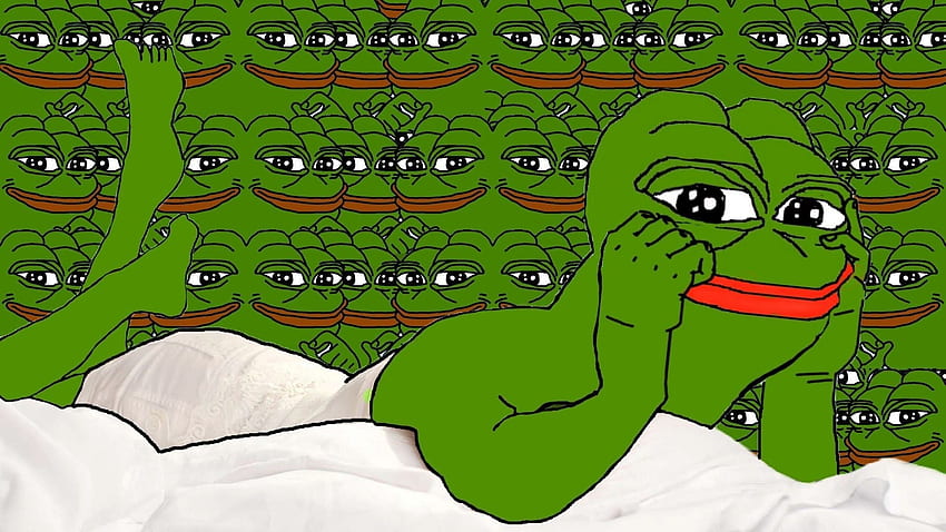 มิติ Pepe Meme และพื้นหลัง Pepe the Frog วอลล์เปเปอร์ HD