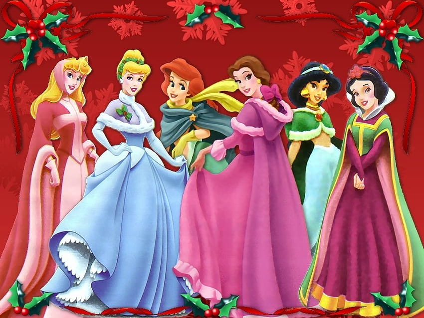 Merry Christmas from the Disney Princess - Disney Princess HD wallpaper