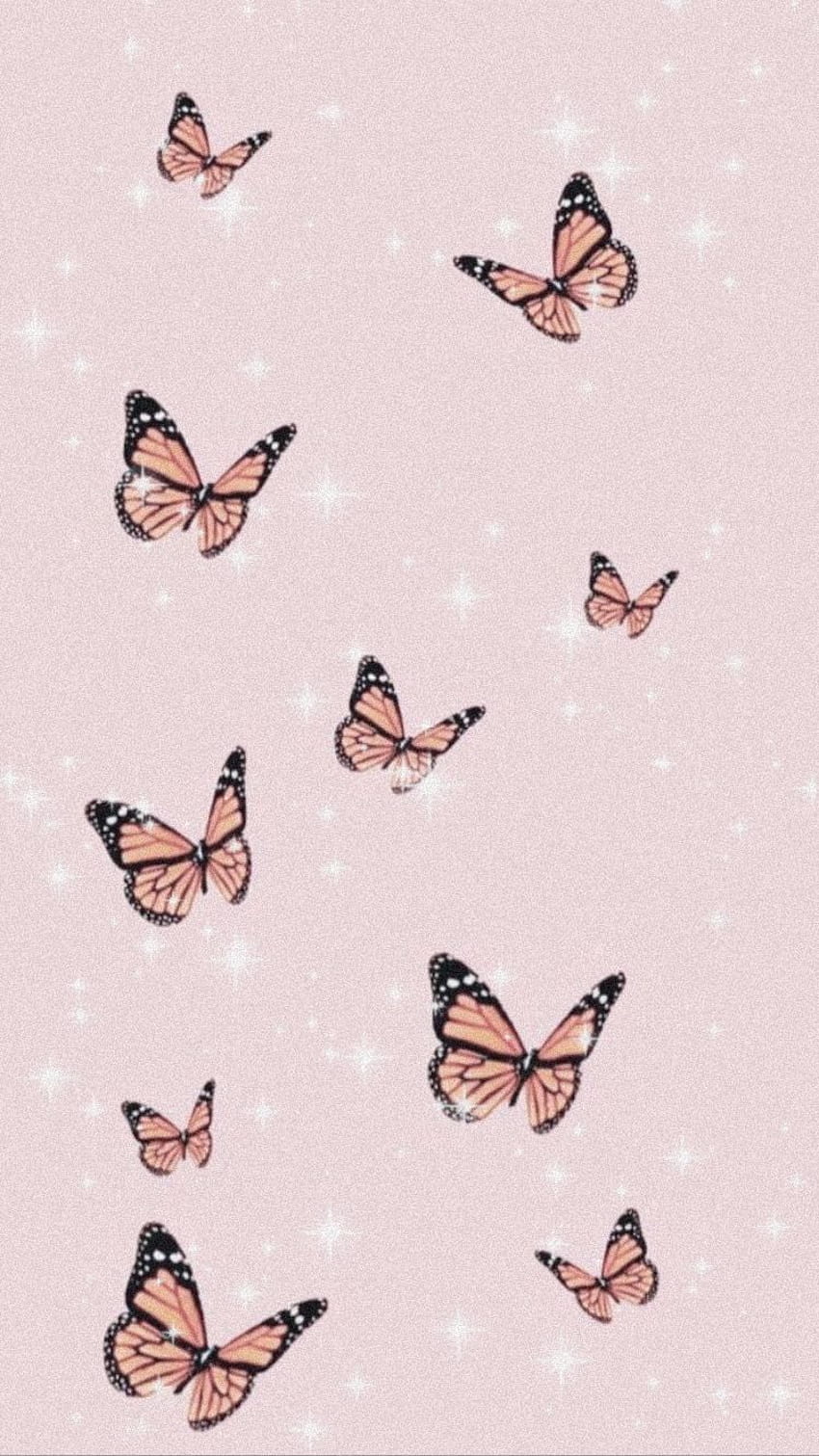 221 Pink butterfly wallpaper HD Aesthetic for Phone  iPhone  Krishna  Photo