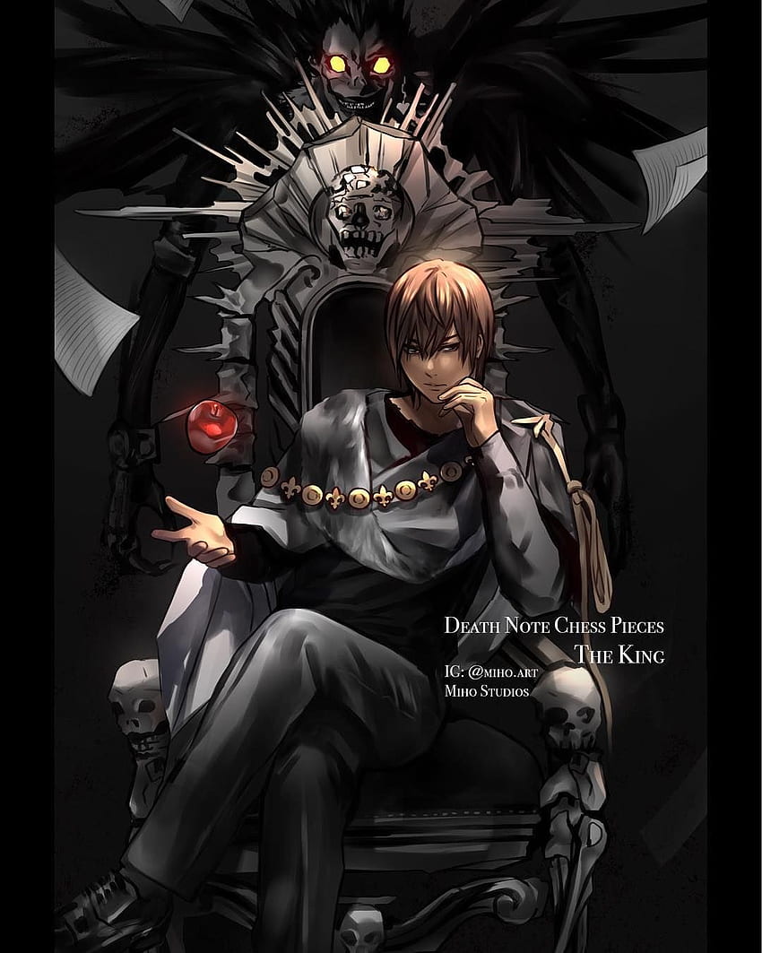 Death Note Lawliet L Yagami Light Amane Misa for S iPhone Wallpapers  Free Download