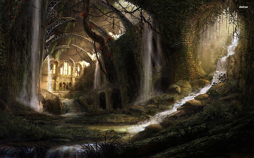 Abandoned medieval castle. Fantasy castle, Background , background,  Medieval PC HD wallpaper | Pxfuel