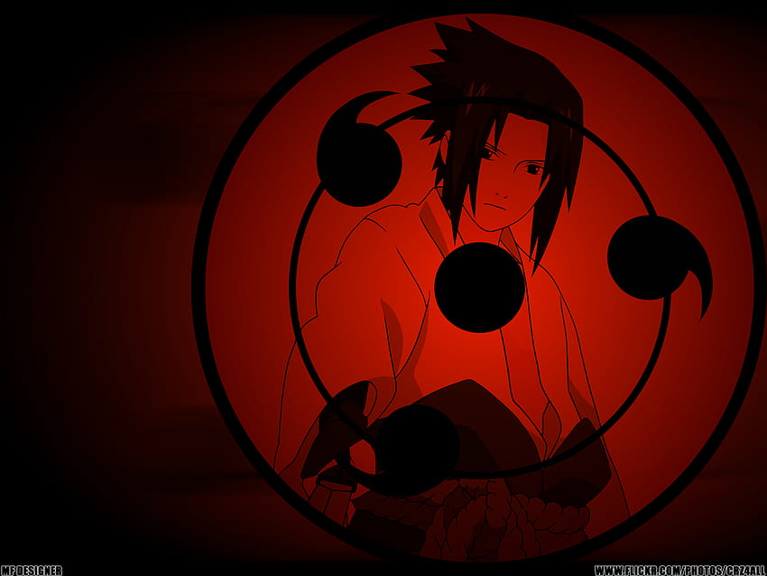 Sharingan Sasuke, sasuke, naruto, sharingan, anime HD wallpaper