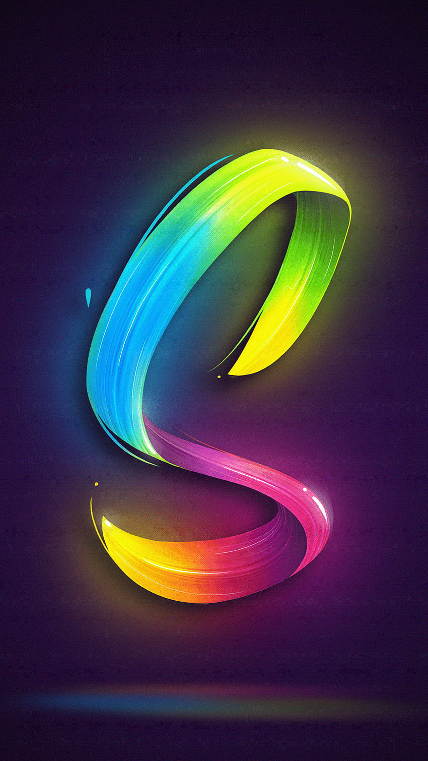 Lettre S colorée, lettre Fond d'écran de téléphone HD