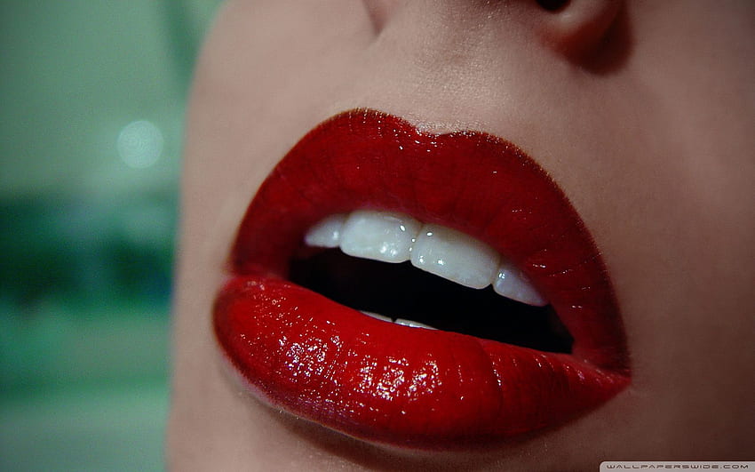 Red Lipstick Hd Wallpaper Pxfuel