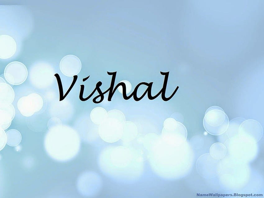 Nome Vishal Nome Vishal Nome Urdu Significado Nome Logo Assinatura papel de parede HD