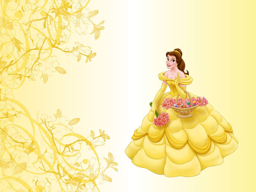 Belle - Disney-Prinzessin, Palasttiere HD-Hintergrundbild
