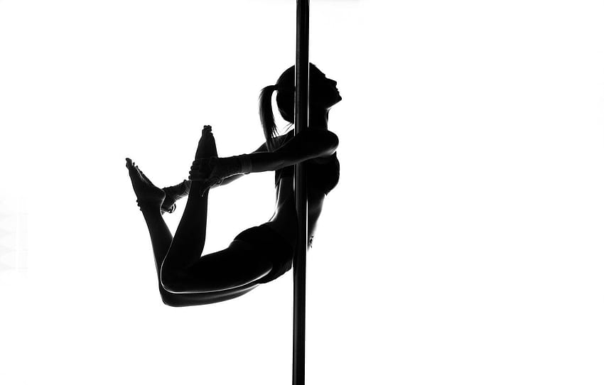 figura, pose, pole dance para , sección минимализм - fondo de pantalla