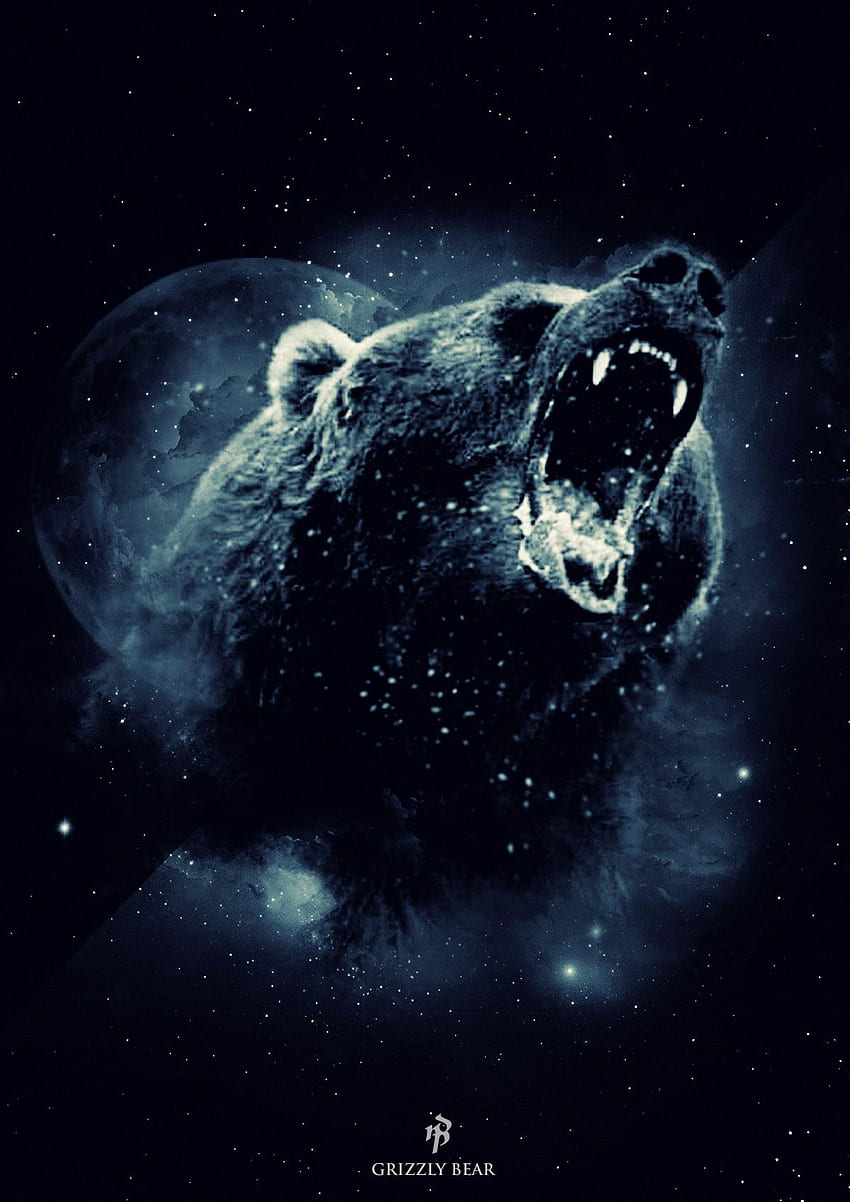 Духовни мечки, космическа мечка HD тапет за телефон