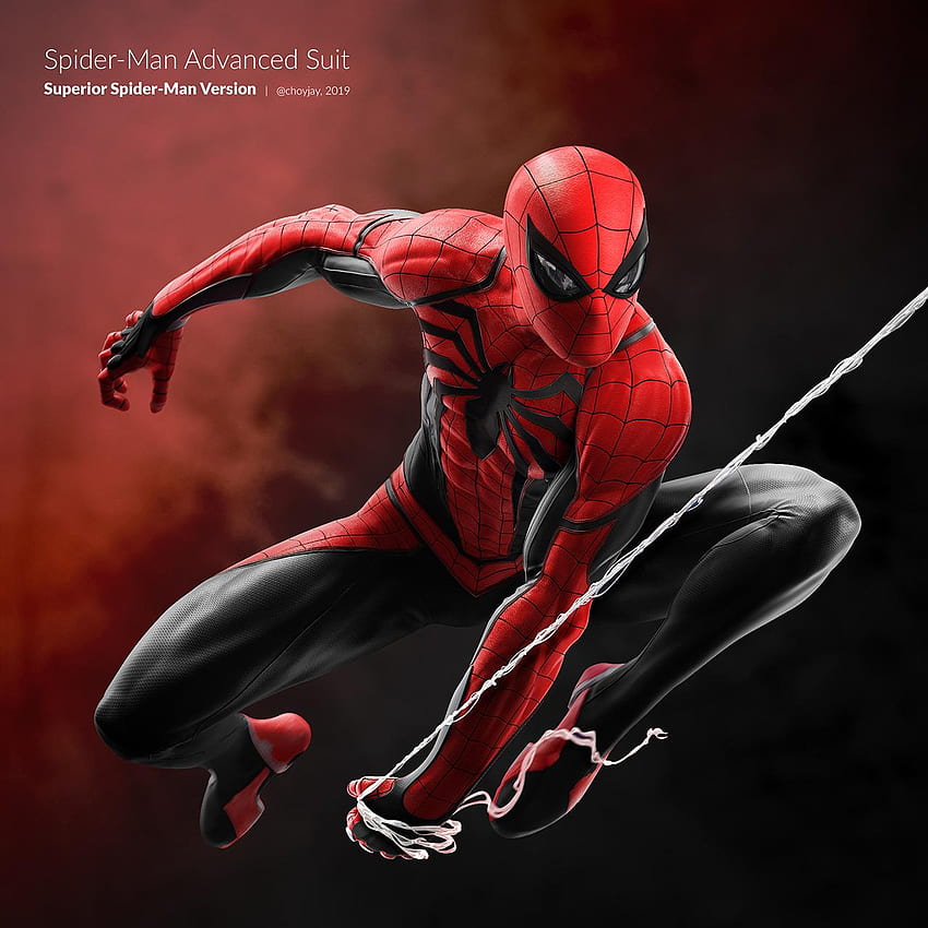 Fan Artsince Spider Man Ps4 Superior Spider Man Suit, Superior Spider-Man HD phone wallpaper