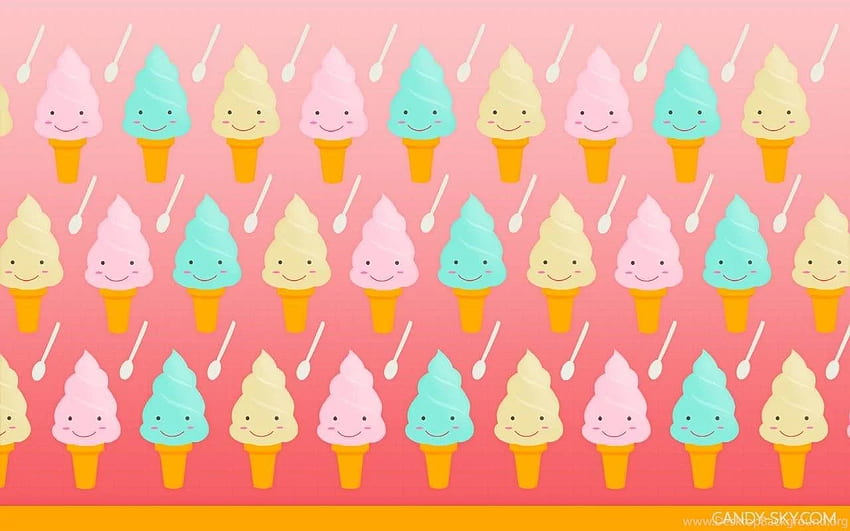 Cute Ice Cream Background Background HD wallpaper | Pxfuel