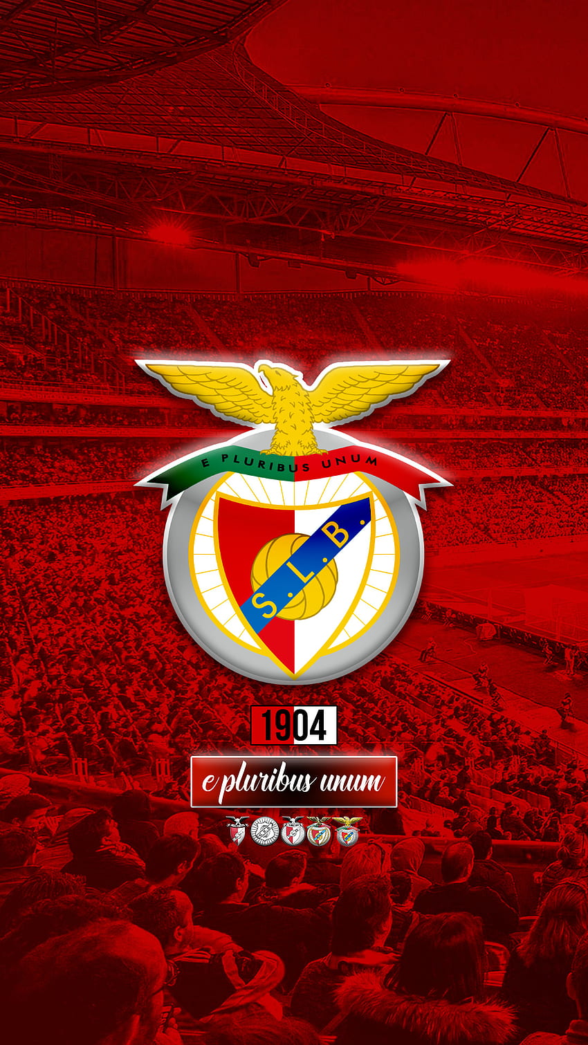 Sport Lisboa e Benfica, 빨간색, 심볼로, glorioso, historia, 개념, slb, gloria, sportlisboaebenfica HD 전화 배경 화면