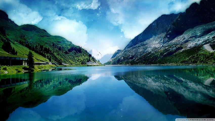 世界で最も美しい湖 最も美しい、美しい場所 高画質の壁紙