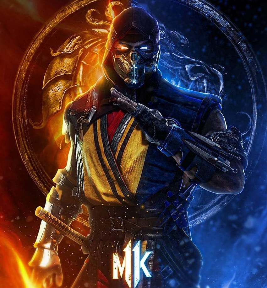 Scorpion Mortal Kombat X Poster 4k Wallpaper 4K