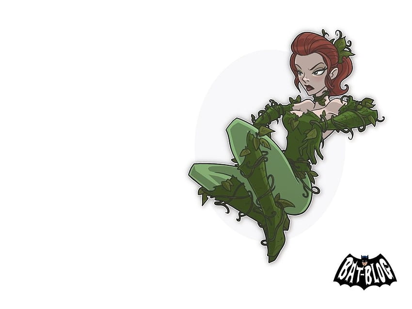 Отровен Айви, Карикатура на Отровния Айви HD тапет