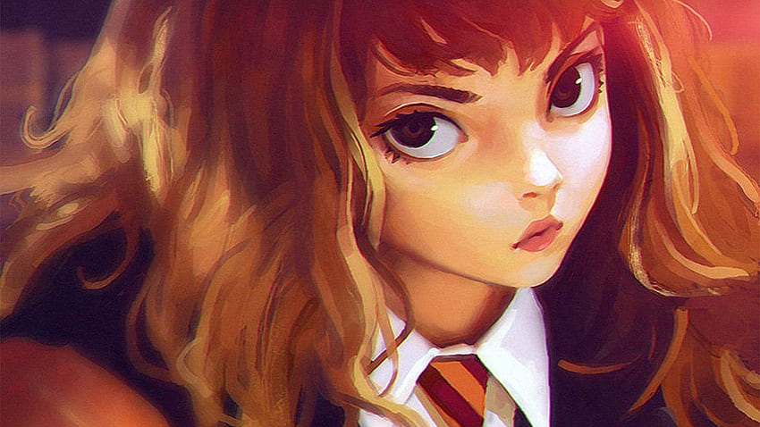 Hermione Harry Potter Liya Art Illustration Flare, Harry Potter Aesthetic HD wallpaper