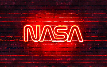 neon nasa logo