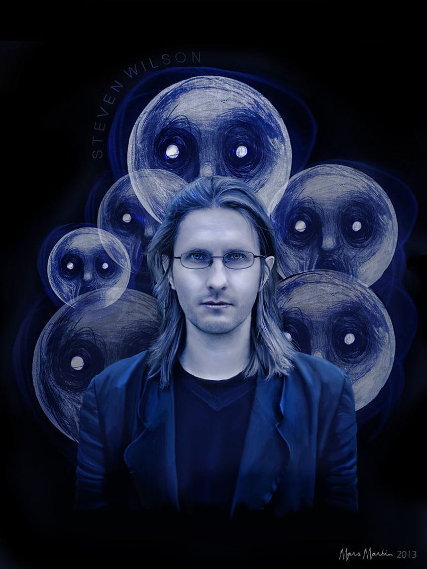 Steven Wilson Portrait - Raven Moons. Progressive rock, Metal music, Wilson HD phone wallpaper