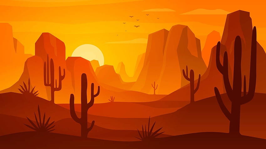 minimalistische Wüste für 1440p, Desert Aesthetic HD-Hintergrundbild