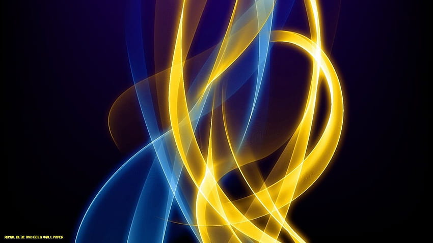 Blue and Gold - Top Blue and Gold Background, Royal Blue HD wallpaper