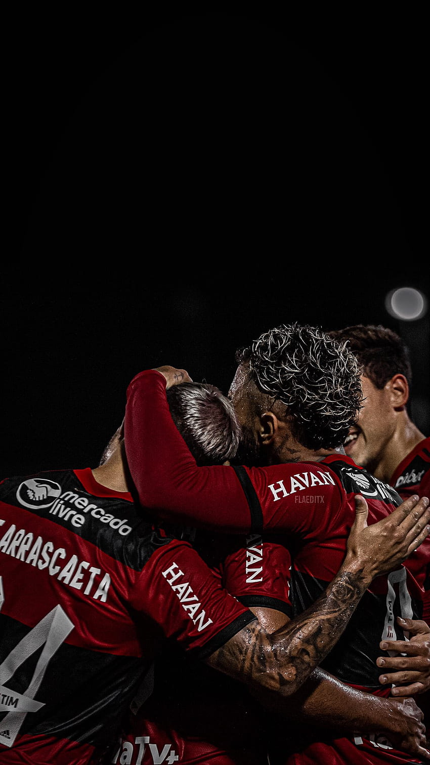 Flamengo, Gabigol, Arrascaeta HD-Handy-Hintergrundbild