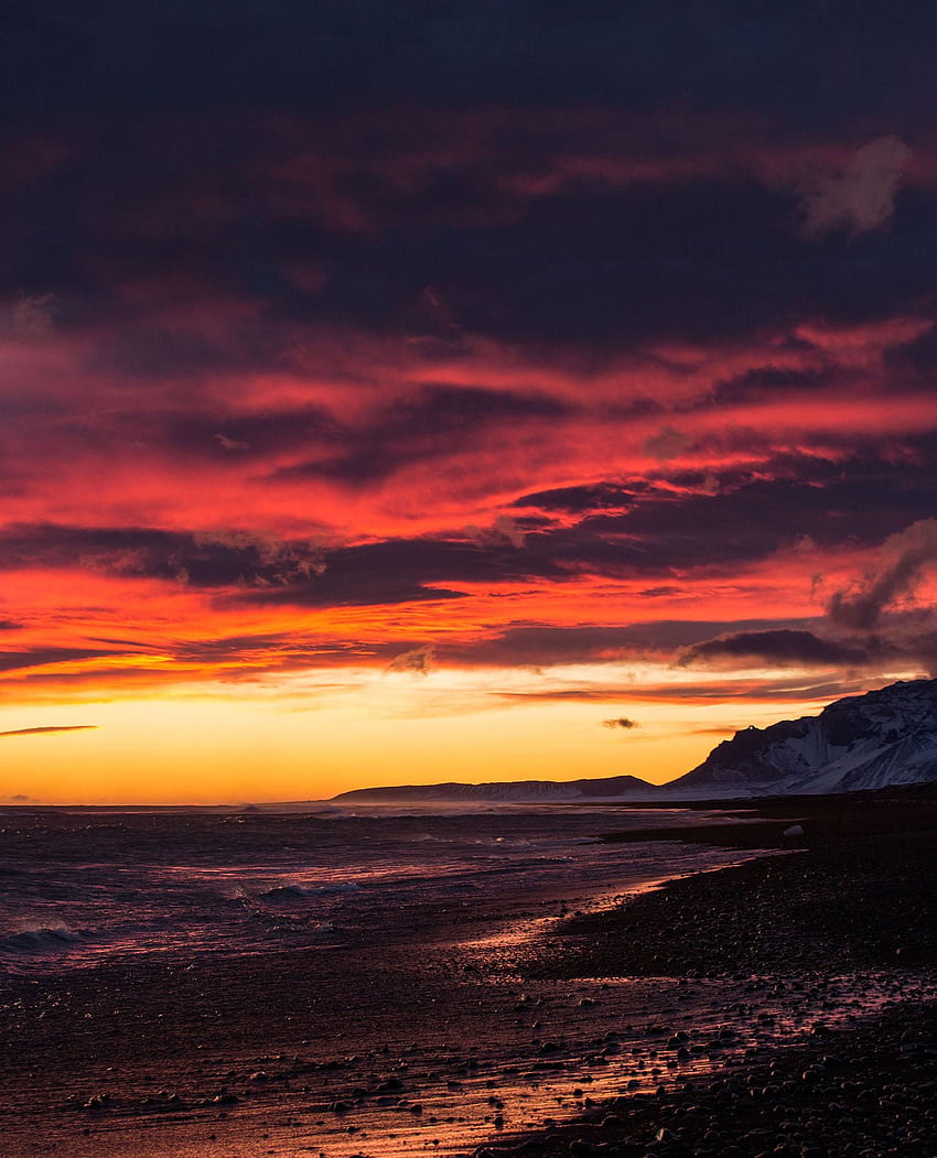 Sunset at Diamond Beach Iceland [] [OC] jetclarke November 23 2019 at ...
