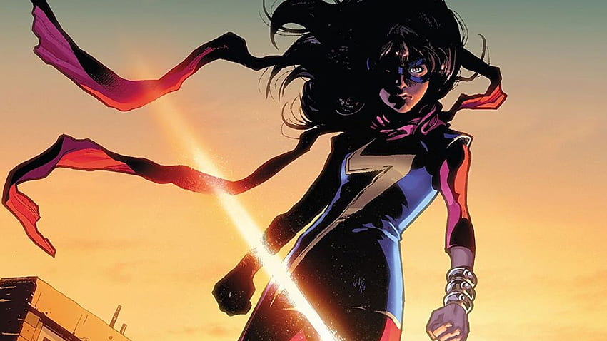 Neues Set von Marvels MS. MARVEL enthüllt Kamala Khans komplettes Kostüm HD-Hintergrundbild