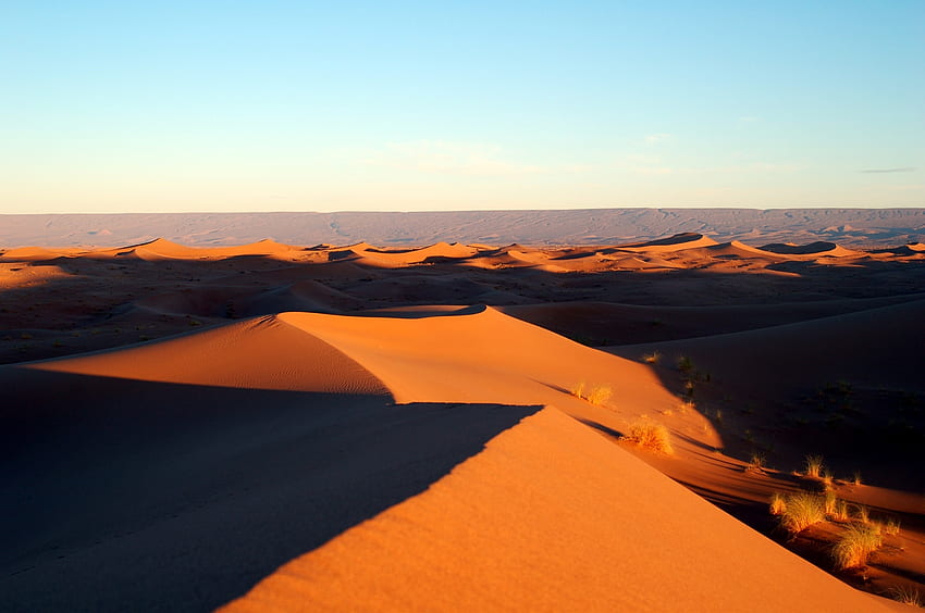 Nature, Sky, Sand, Desert, Morocco, Africa HD wallpaper