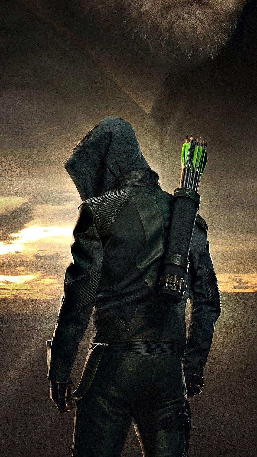 Green Arrow sezon 8 - i tło, Green Arrow CW Tapeta na telefon HD
