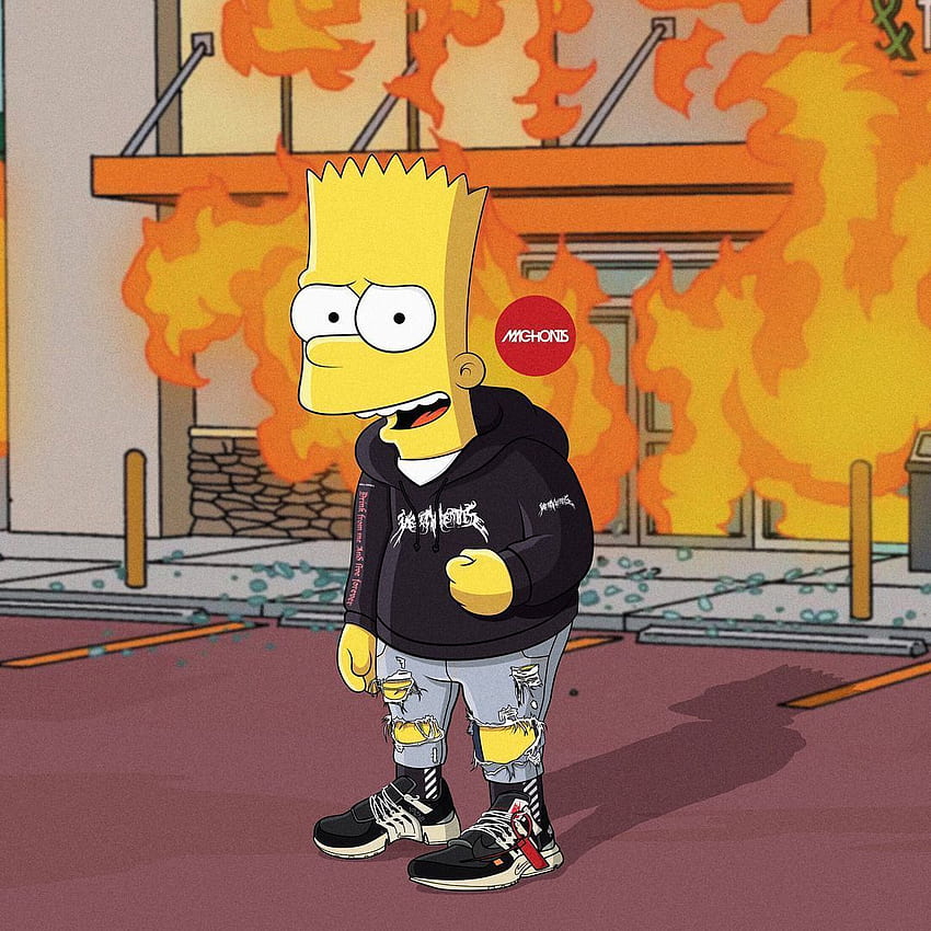 Bart, Bart Simpson Swag HD phone wallpaper