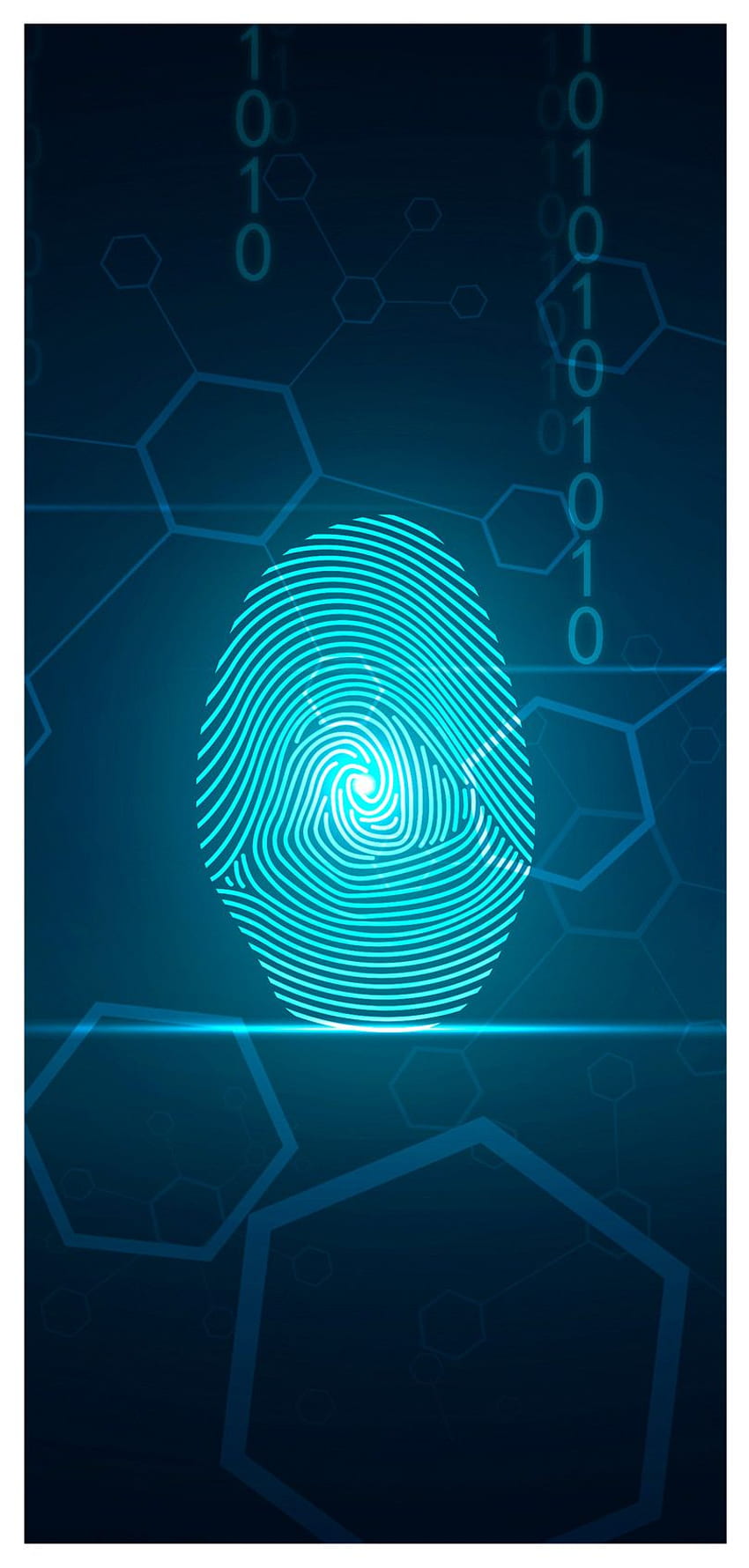 technological fingerprint mobile phone background HD phone wallpaper