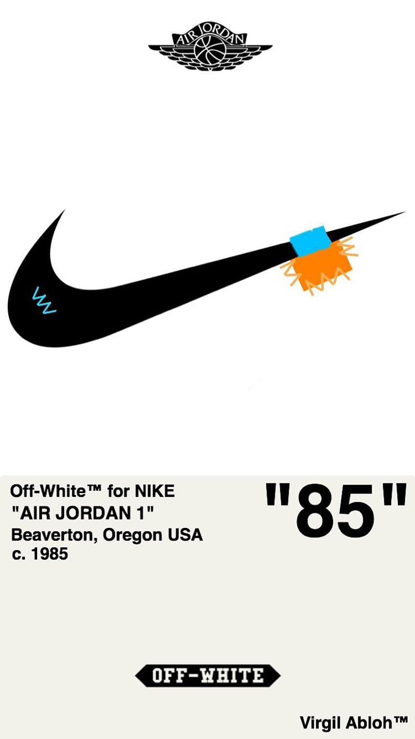 Off White IPhone By BLCKMVIC. IPhone Off, Nike X Off White HD phone wallpaper